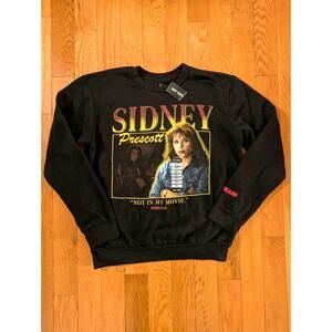 Hot Topic Scream Sidney Prescott Not In My Movie Sweatshirt NWT Small